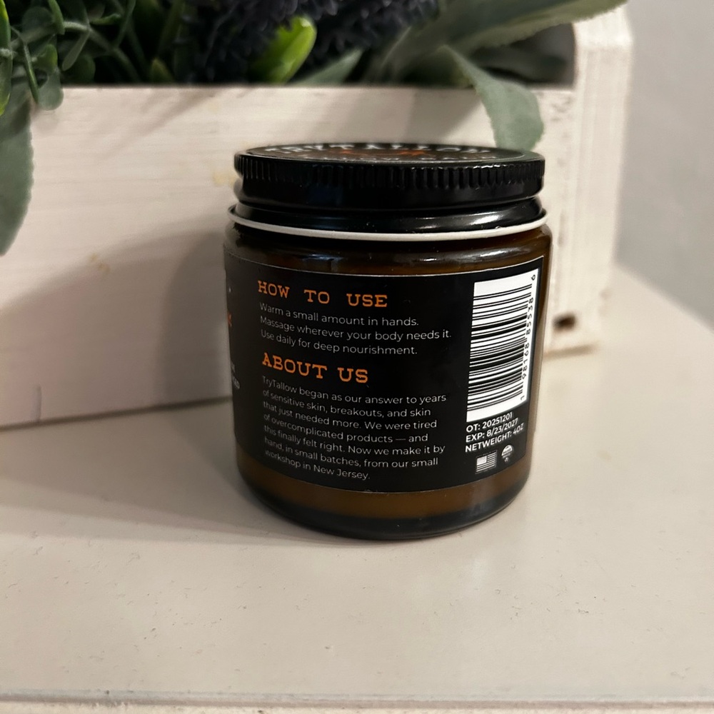 TryTallow™ Grass-Fed Tallow Balm (4oz) - Citrus Bloom Scented - Picture 5 of 6